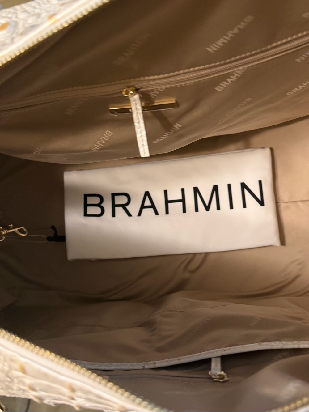 Brahmin Weekender Croc-embossed tote - Picture 6 of 13